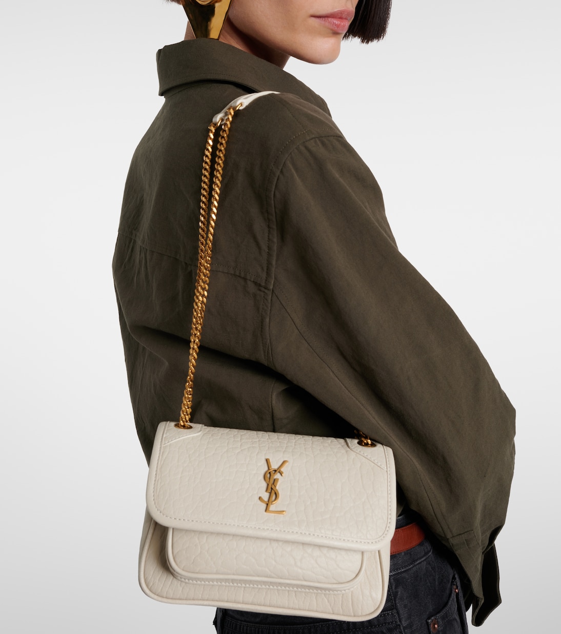 Sac Niki Mini en cuir | Saint Laurent