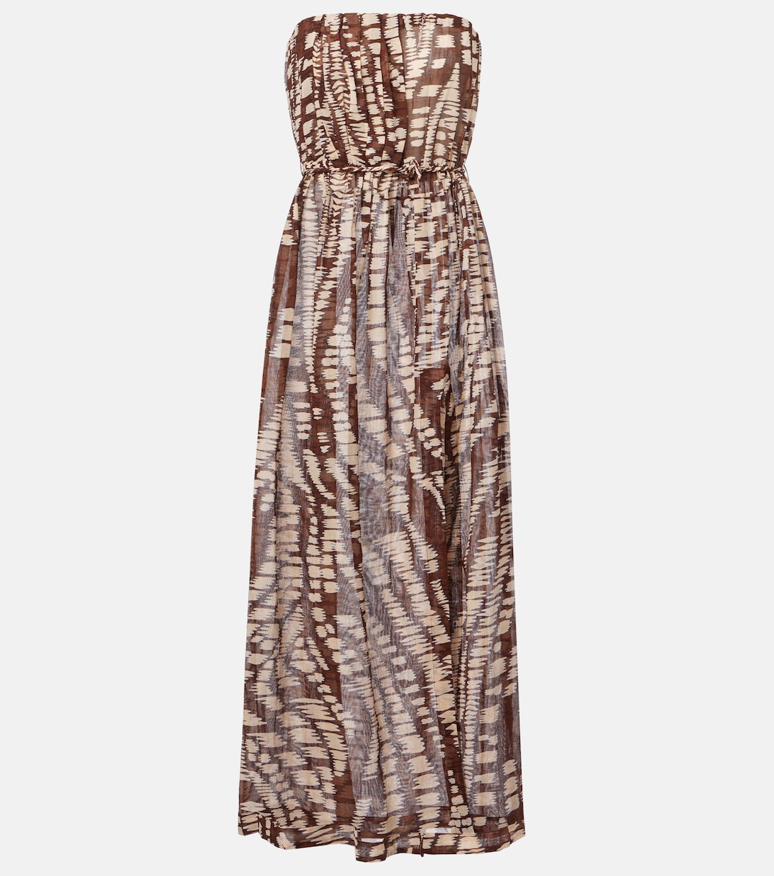 Vestido midi Mara sin tirantes | Poupette St Barth