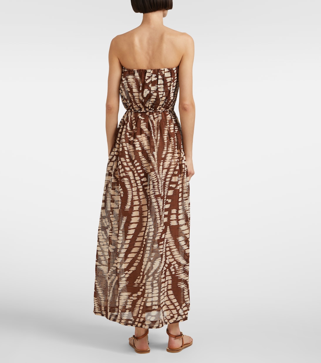 Vestido midi Mara sin tirantes | Poupette St Barth