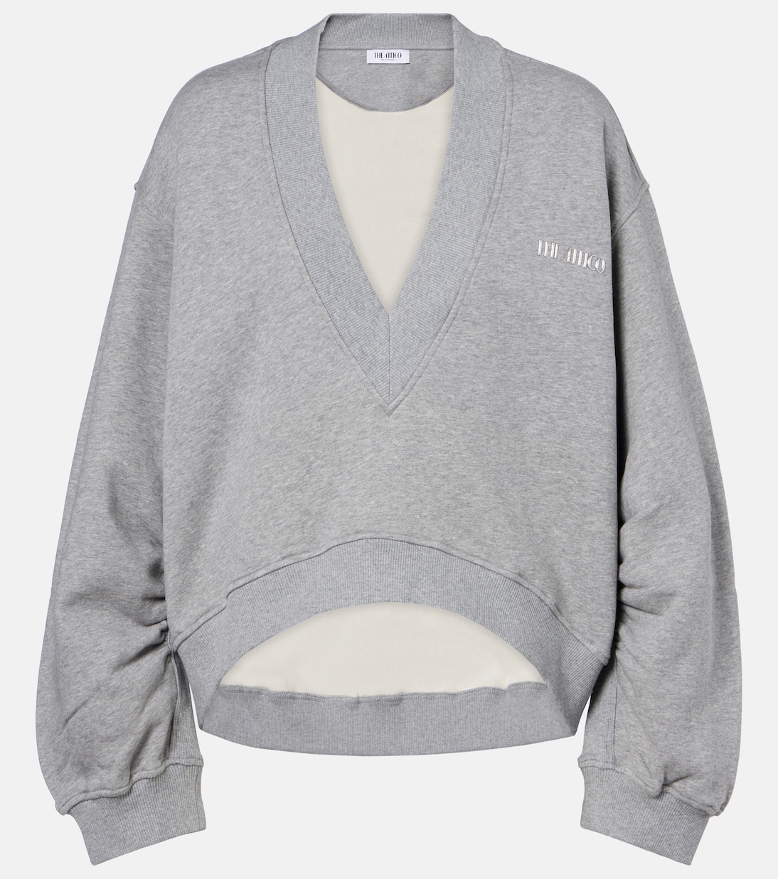 Sweatshirt aus Baumwollfleece | The Attico