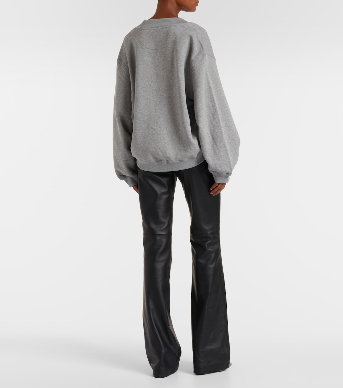 Sweatshirt aus Baumwollfleece | The Attico