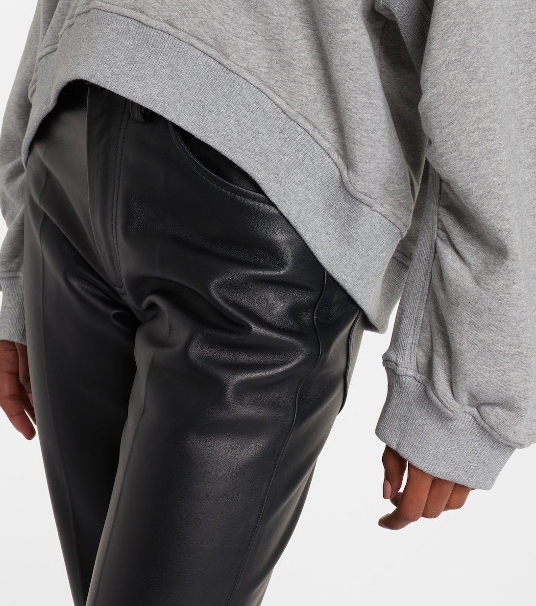 Sweatshirt aus Baumwollfleece | The Attico