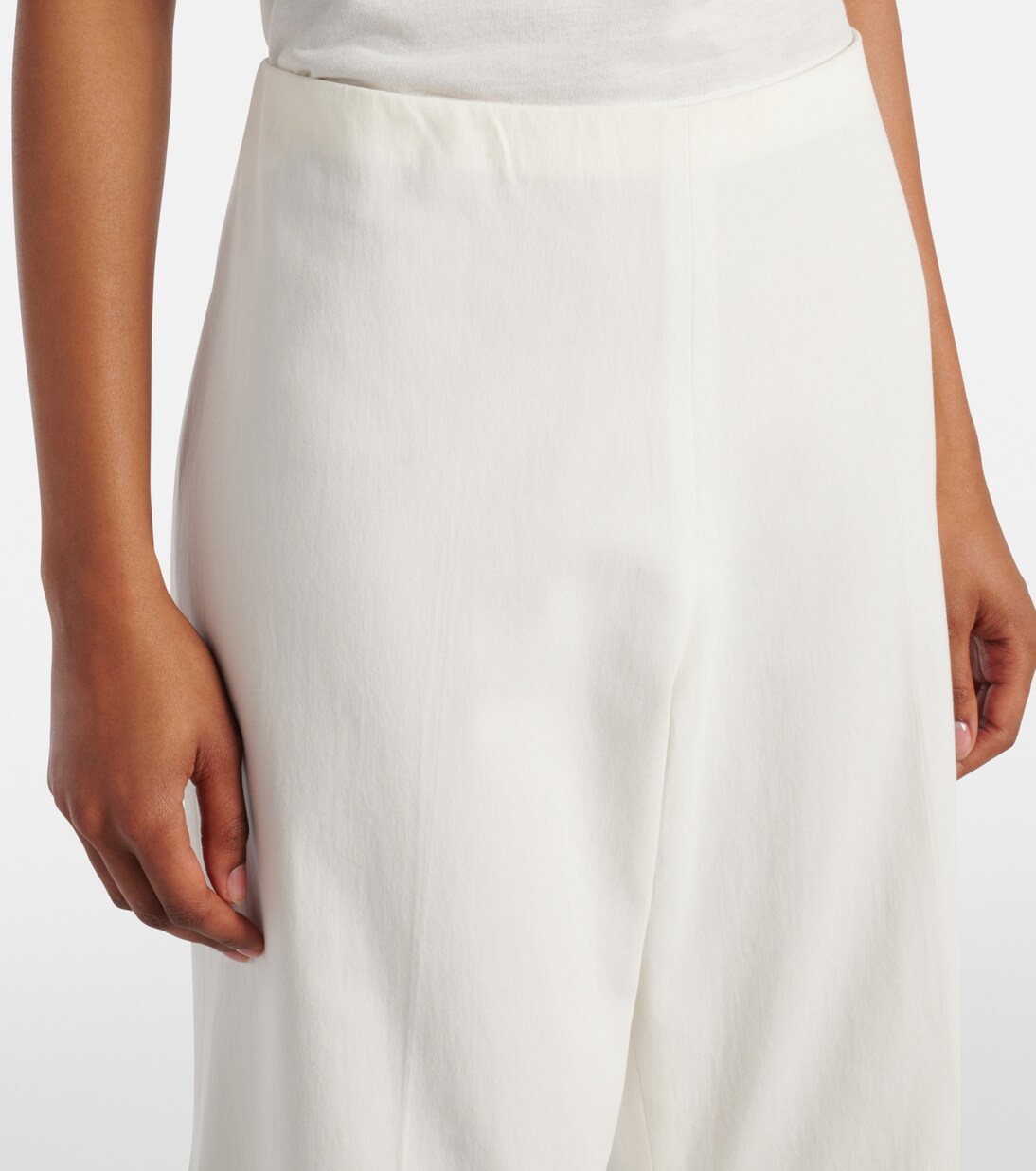 Pantalon flare Walter en toile de coton | Khaite