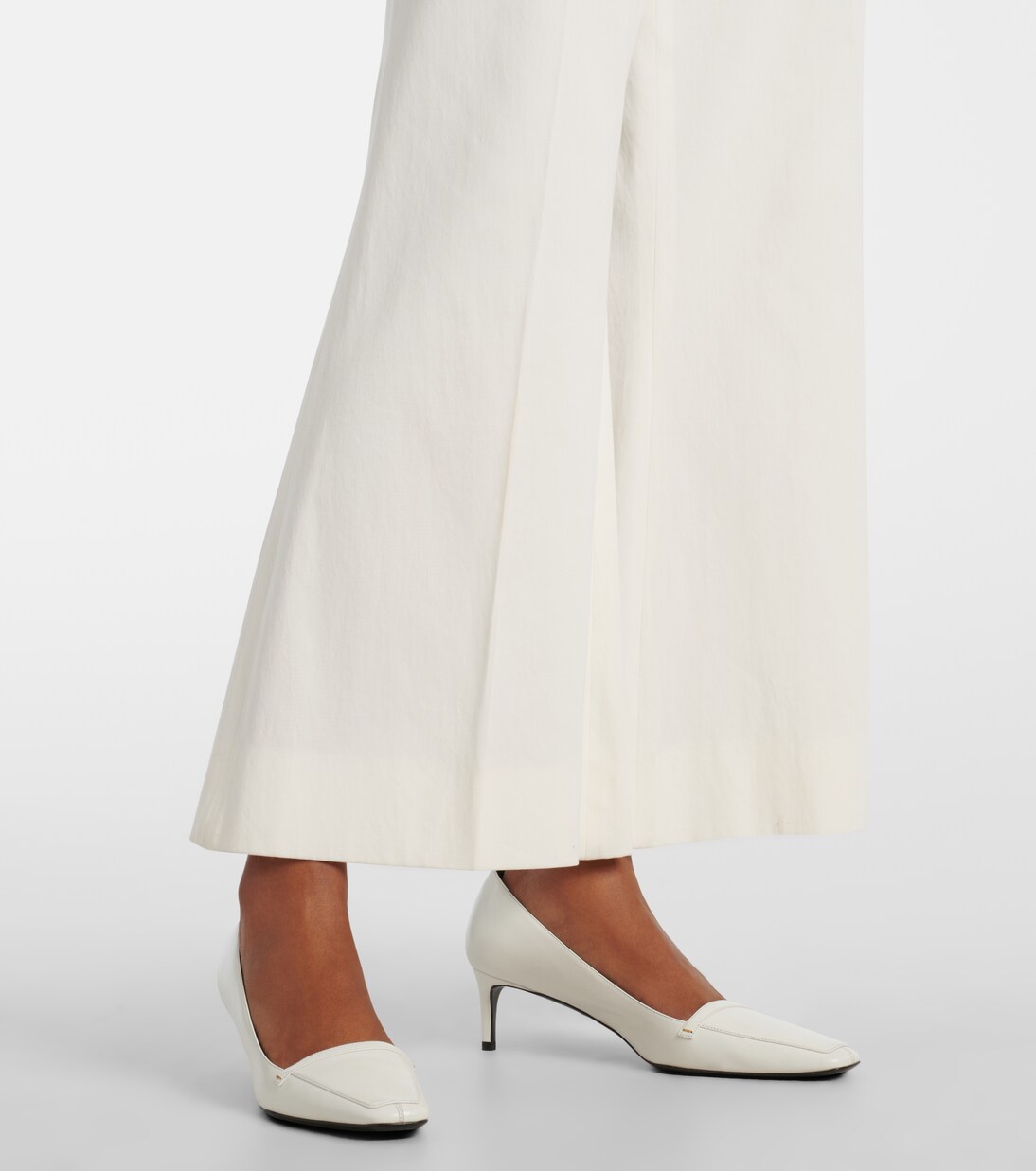 Pantalon flare Walter en toile de coton | Khaite