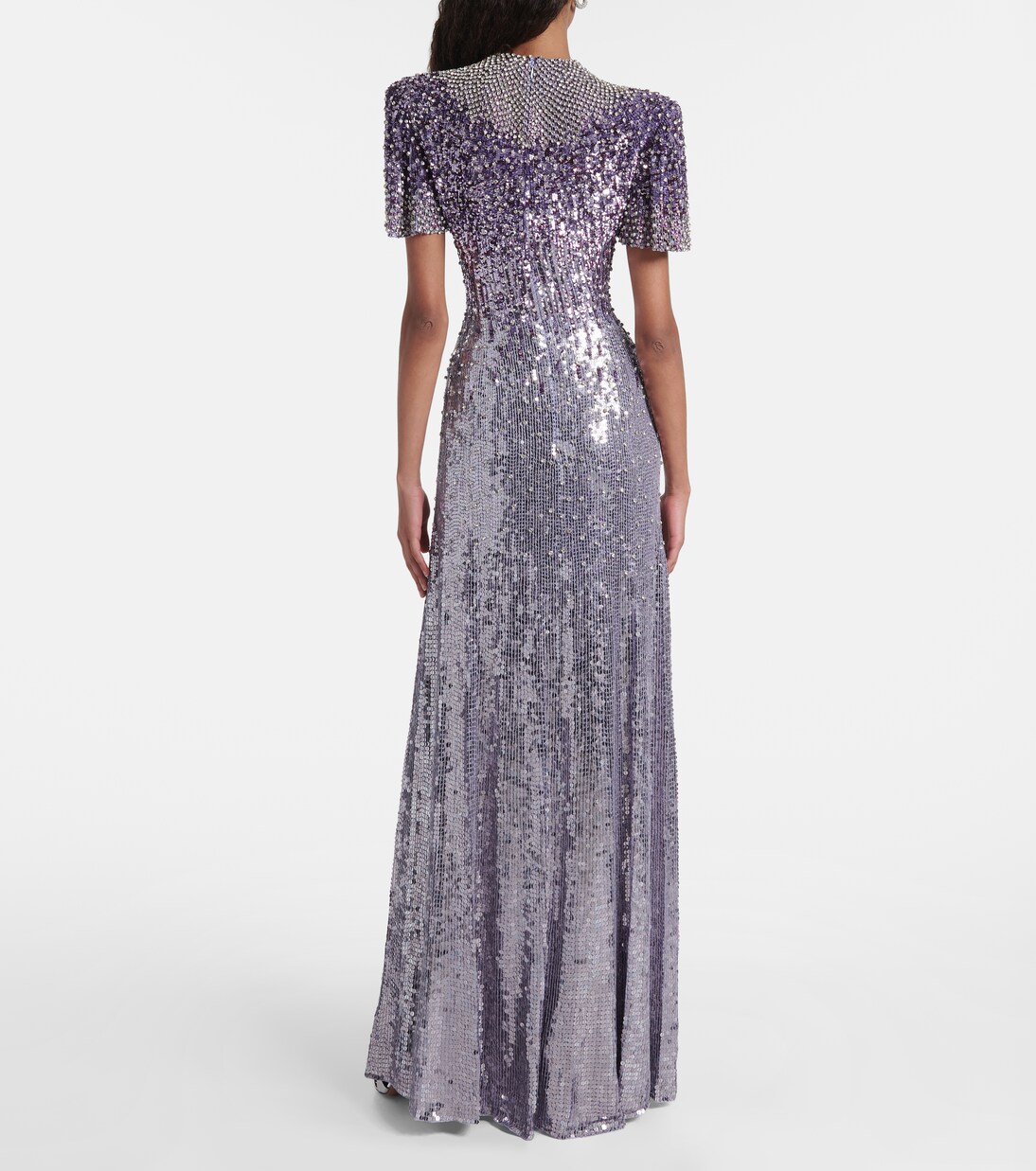 Robe longue Jourdain à ornements | Jenny Packham