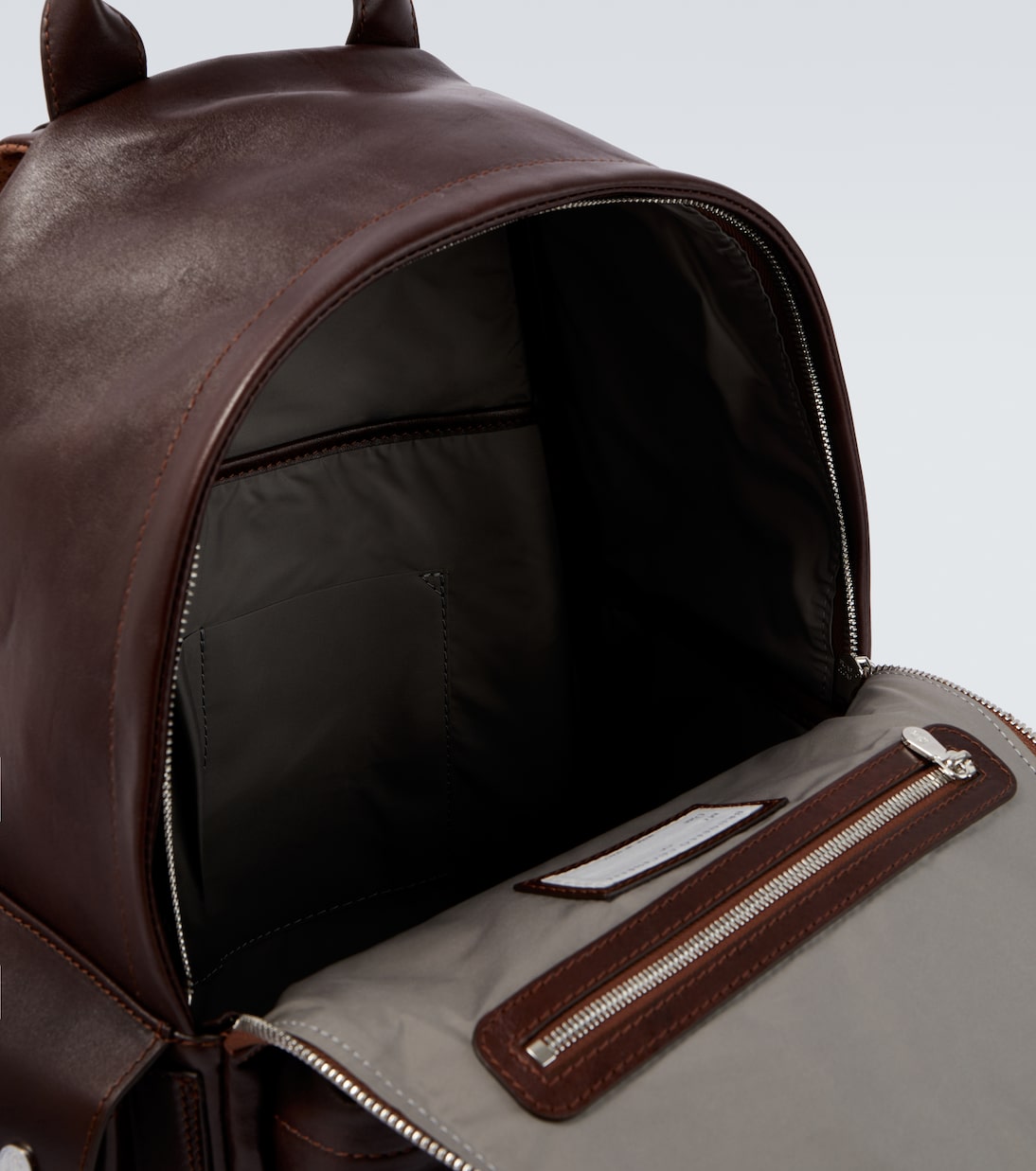 Sac à dos en cuir | Brunello Cucinelli