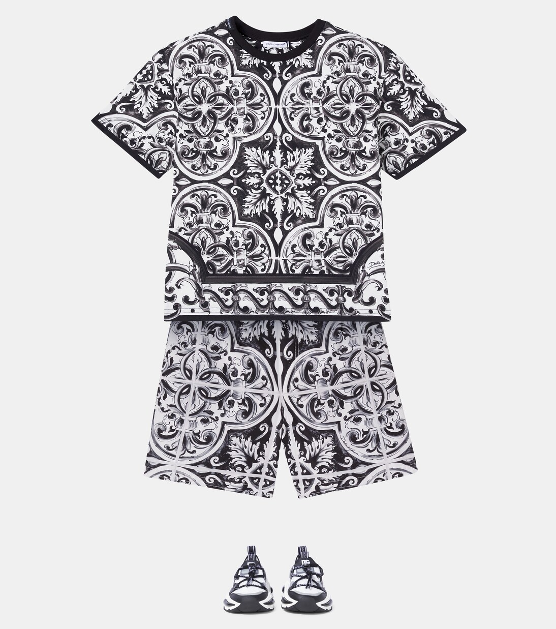 Majolica swim trunks | Dolce&Gabbana Kids