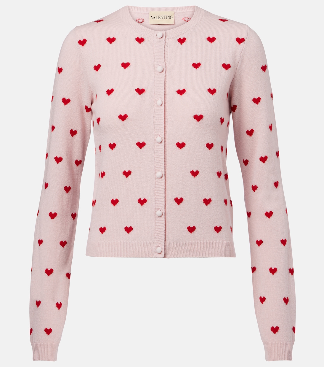 Jacquard virgin wool cardigan | Valentino