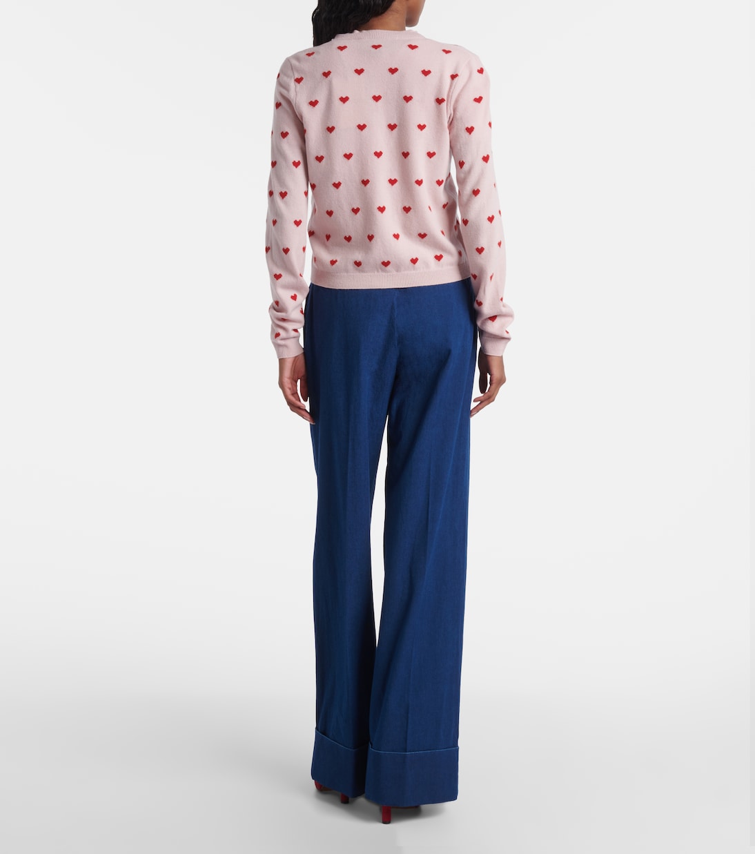 Jacquard virgin wool cardigan | Valentino