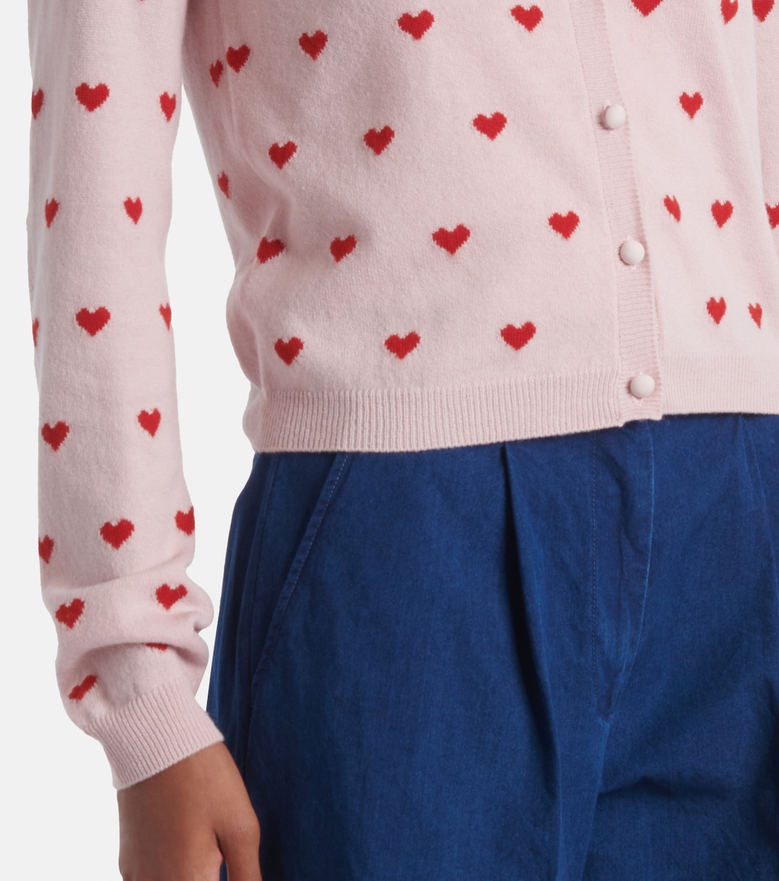 Jacquard virgin wool cardigan | Valentino