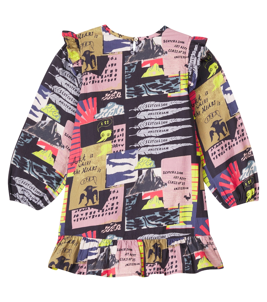 Vestido de algodón estampado | Scotch & Soda Kids