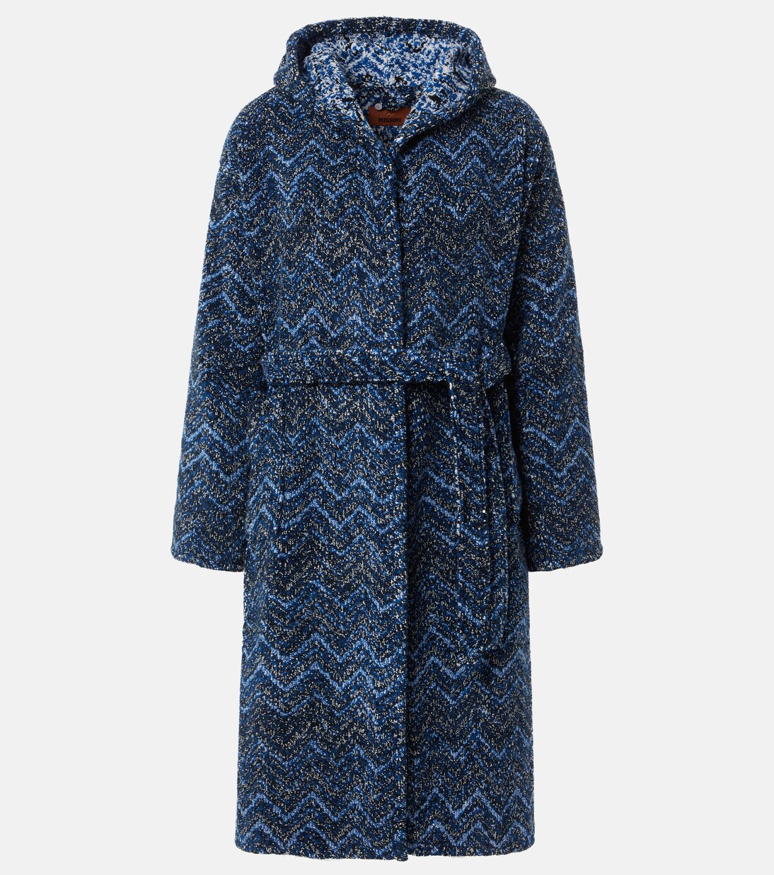 Azul Zigzag cotton terry bathrobe | Missoni