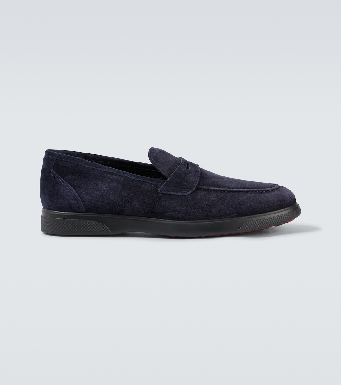 Suede penny loafers | Kiton