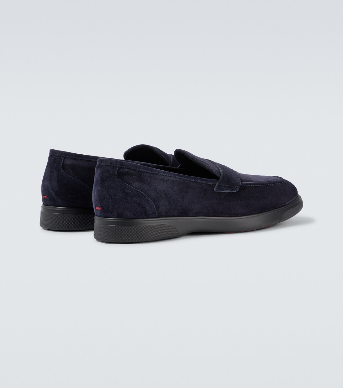 Suede penny loafers | Kiton