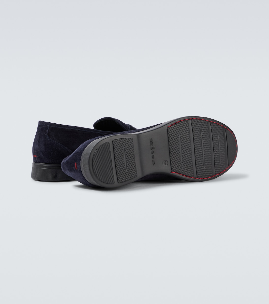 Suede penny loafers | Kiton