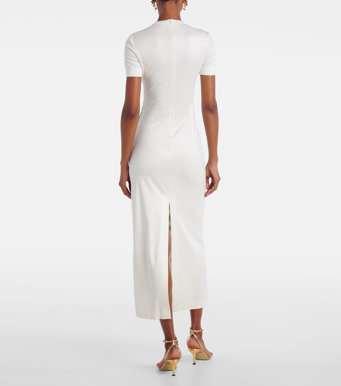 Printed jersey T-shirt dress | Oscar de la Renta