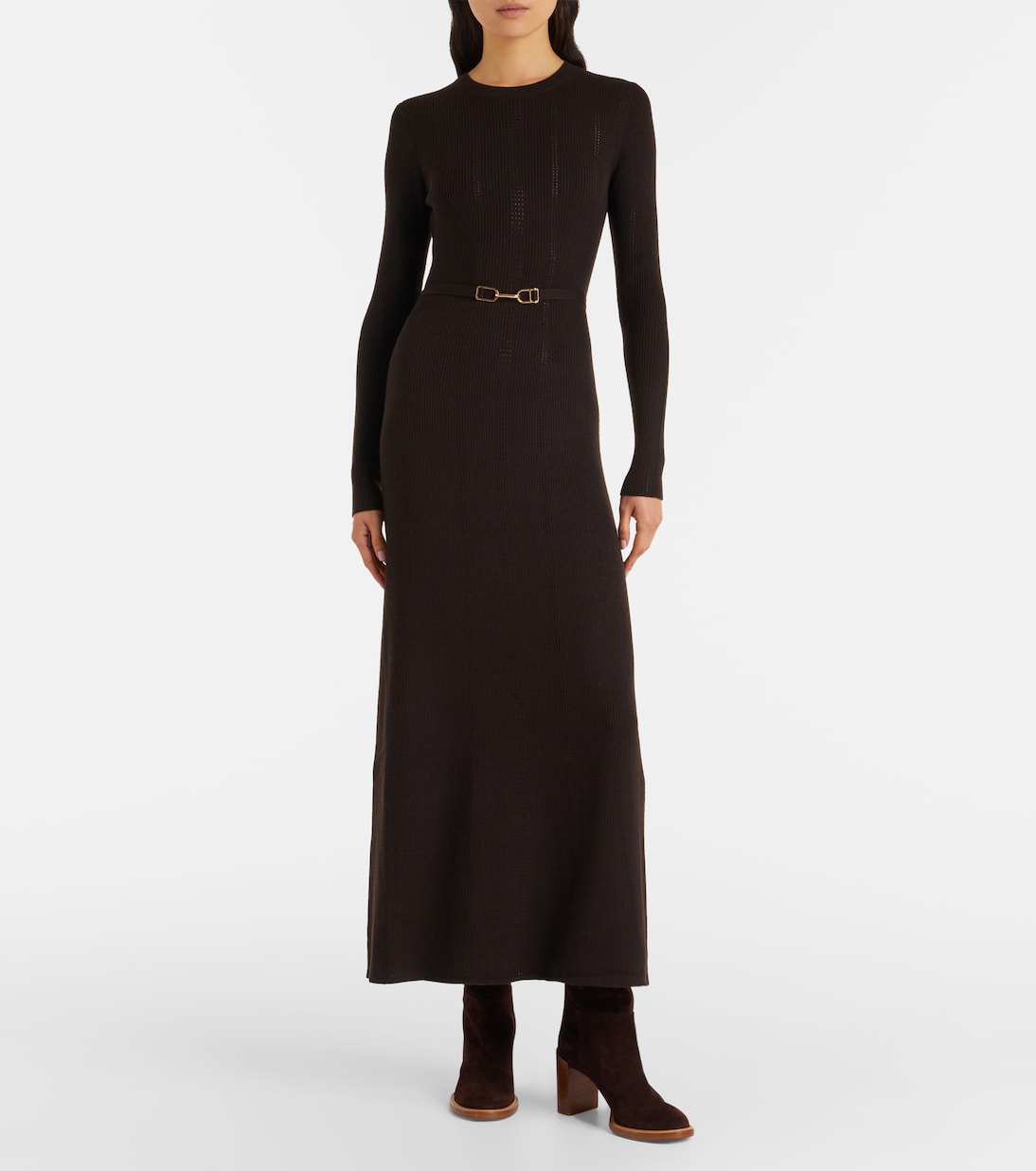 Imagene rib-knitted wool midi dress | Gabriela Hearst