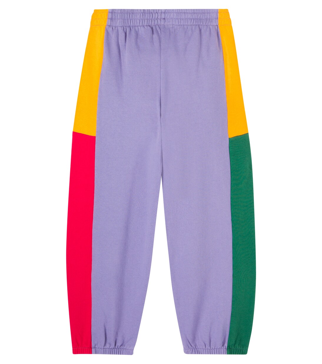 Colorblocked cotton sweatpants | Bobo Choses