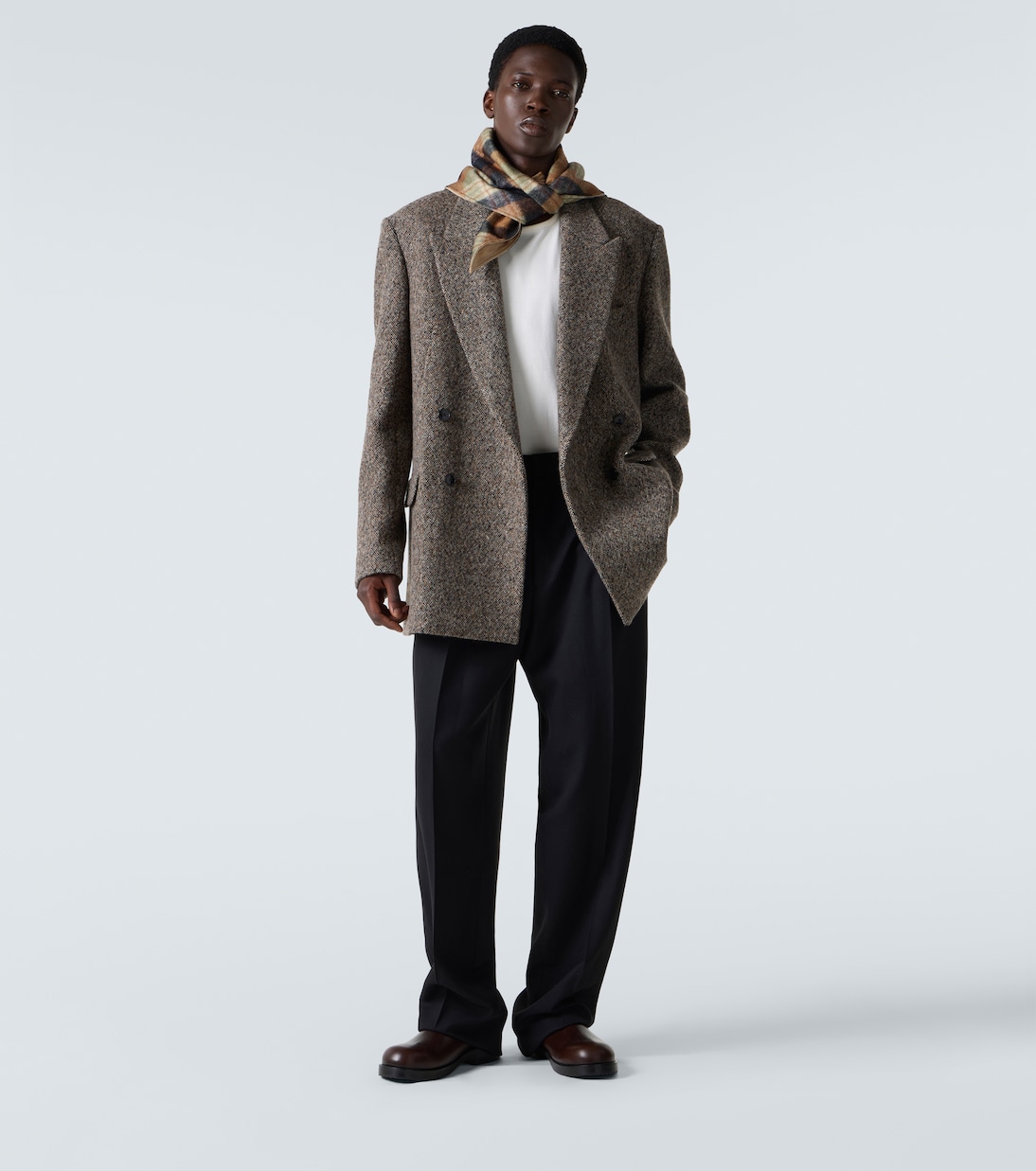 Bufanda de lana a cuadros | Dries Van Noten