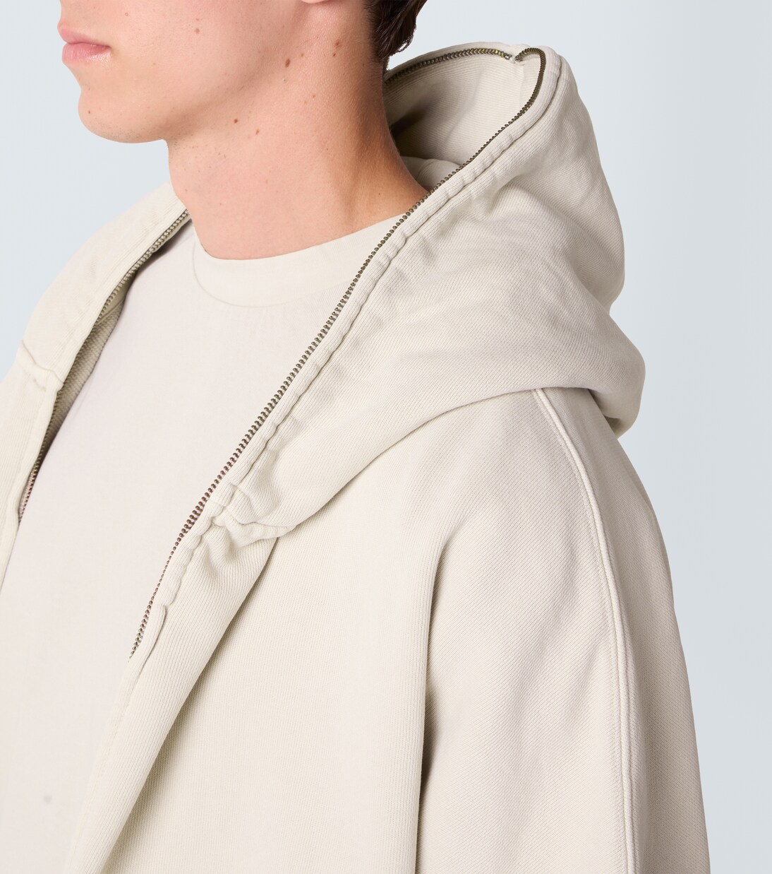 Cotton zip-up hoodie | Entire Studios