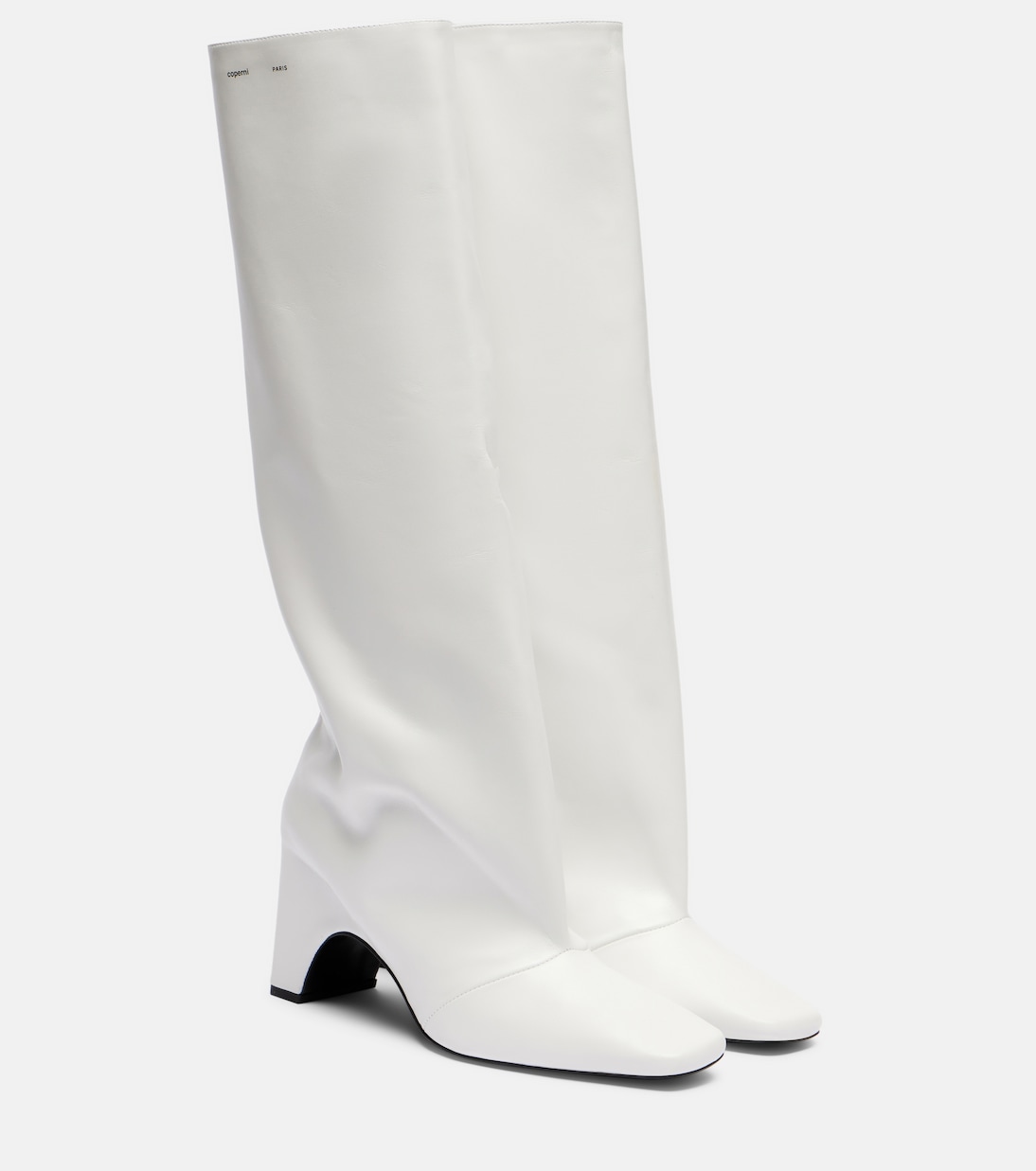 Bridge leather knee-high boots | Coperni