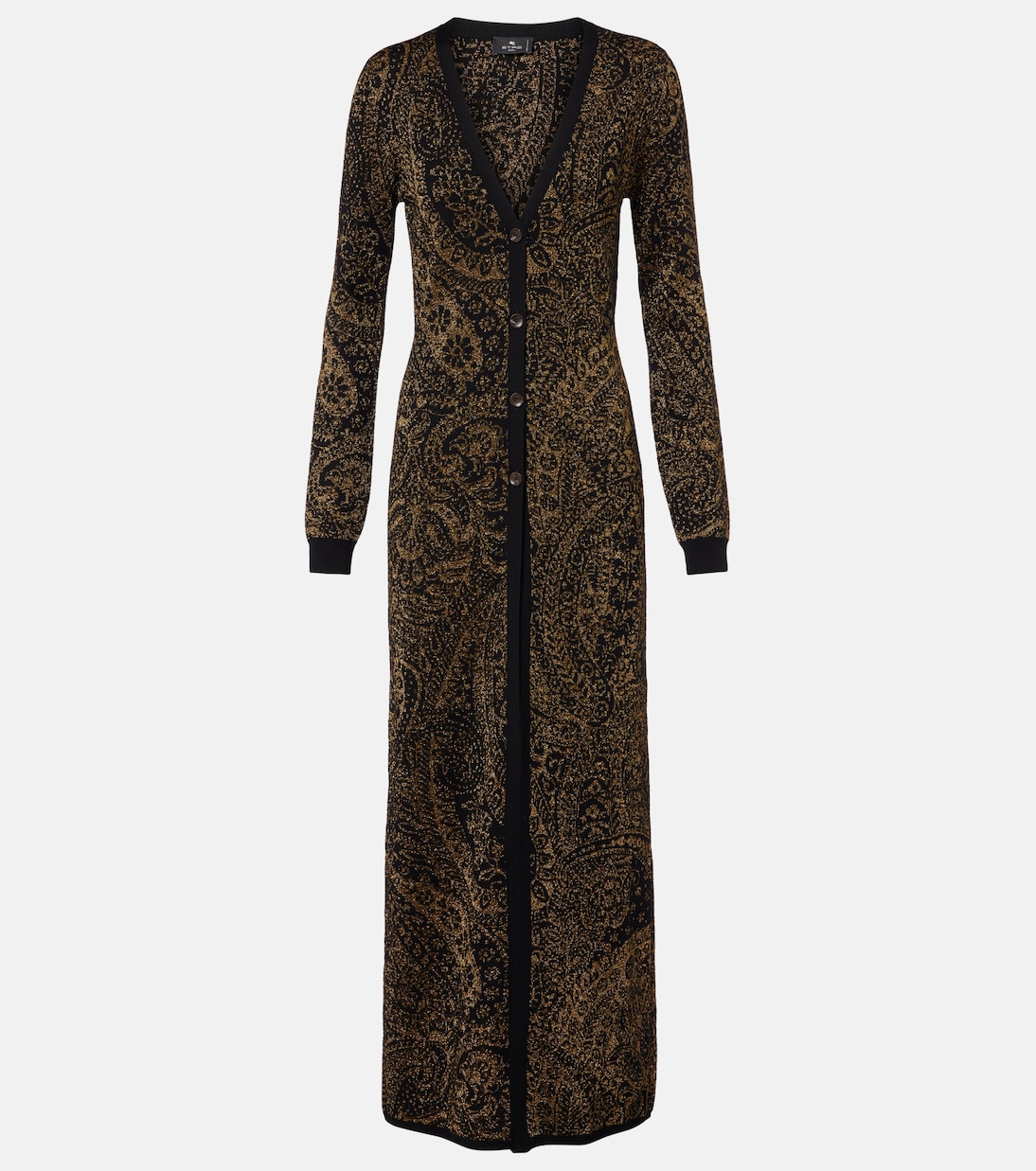 Paisley wool-blend lamé cardigan | Etro
