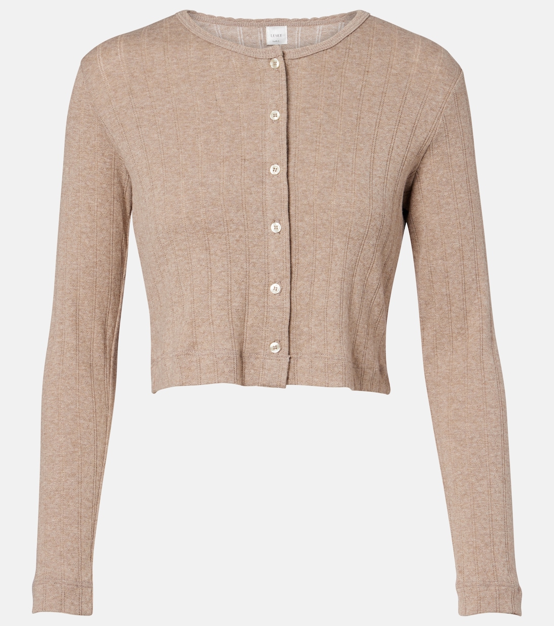 Cropped-Cardigan aus Baumwolle | Leset