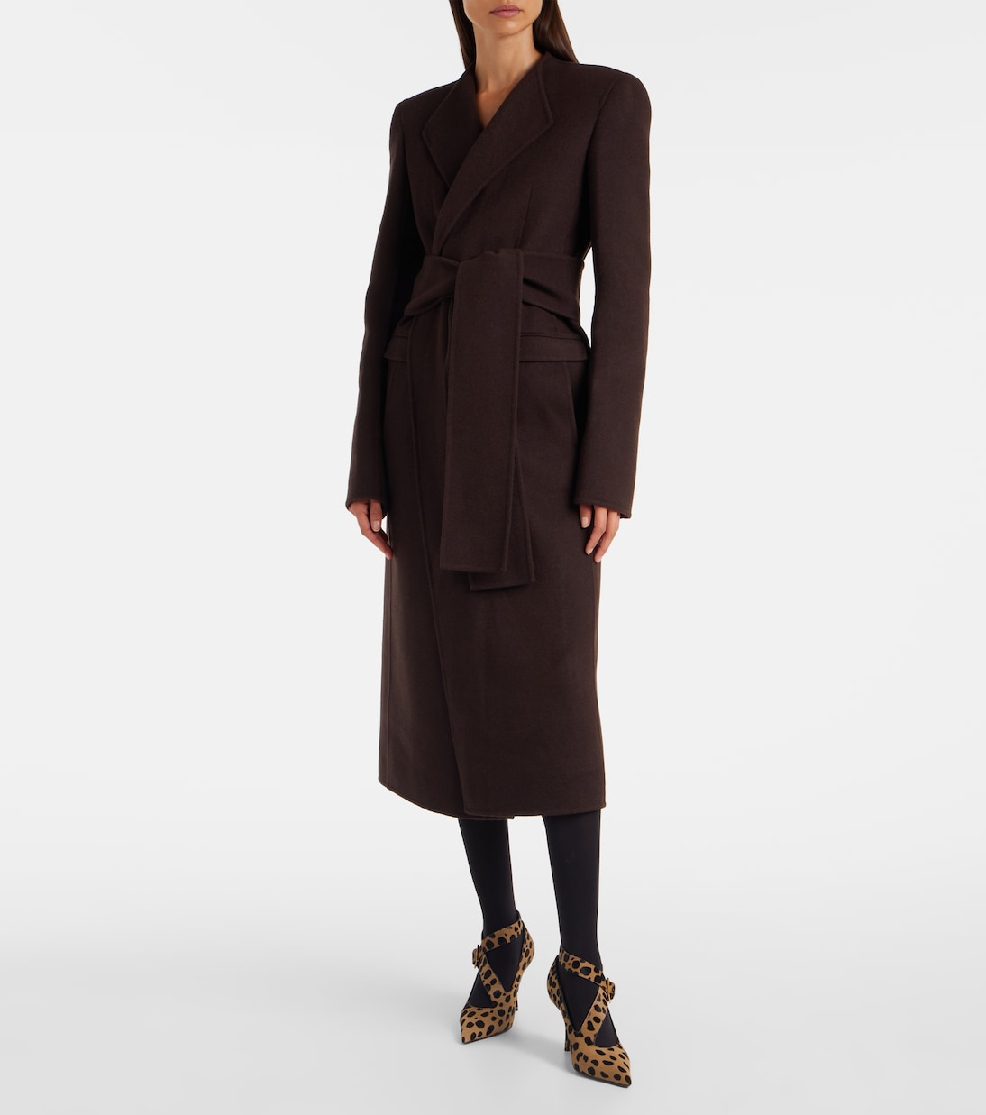 Escarpins Sloan 85 en cuir façon poulain | Khaite