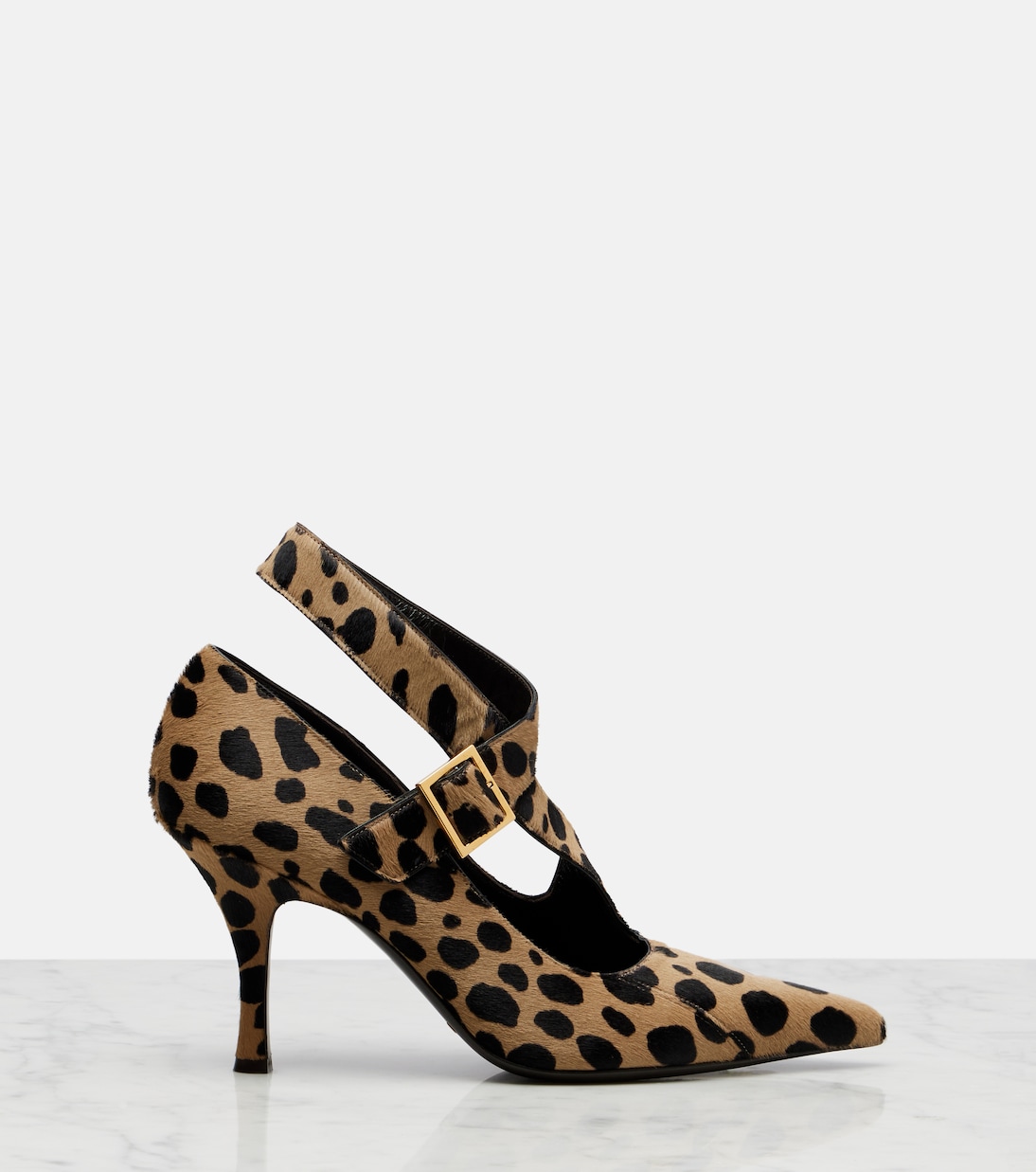 Escarpins Sloan 85 en cuir façon poulain | Khaite