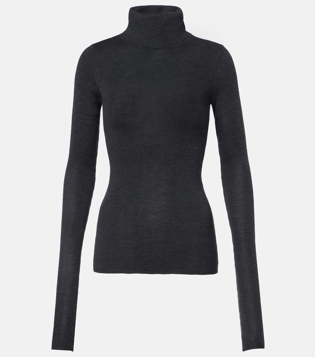 Utica Thin wool and silk turtleneck sweater | The Frankie Shop
