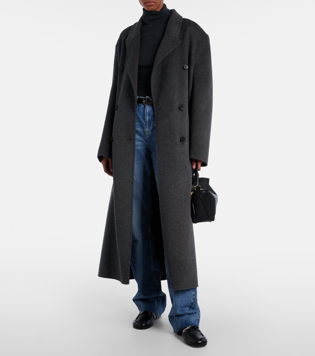 Utica Thin wool and silk turtleneck sweater | The Frankie Shop