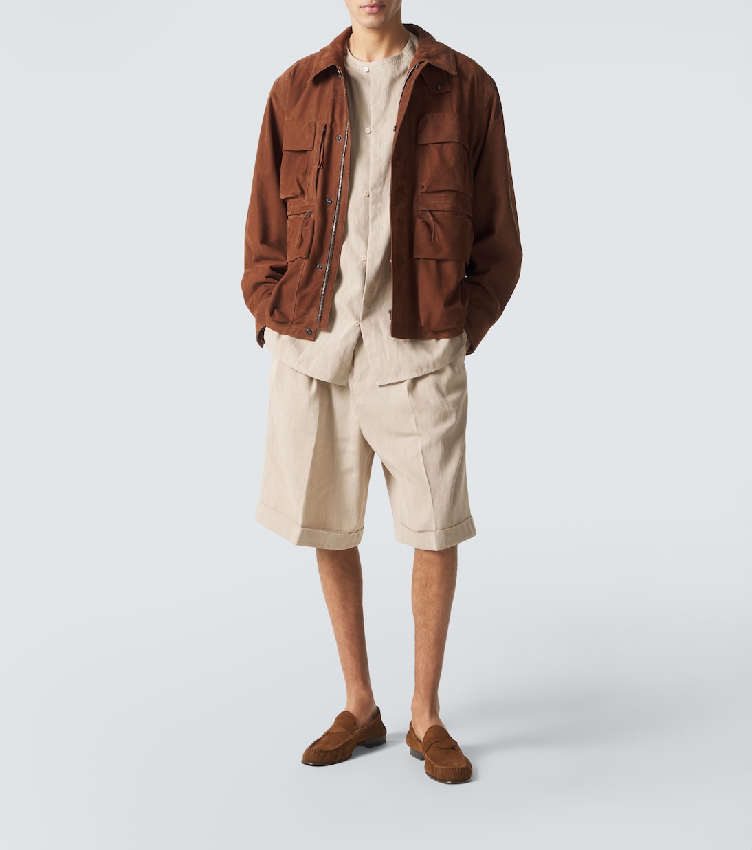 Pastro linen-blend Bermuda shorts | Jacquemus