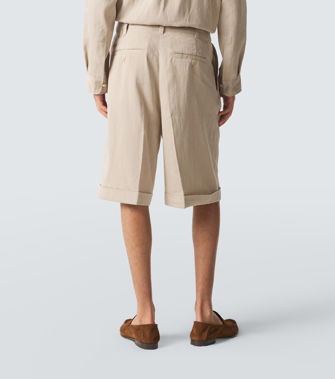 Pastro linen-blend Bermuda shorts | Jacquemus