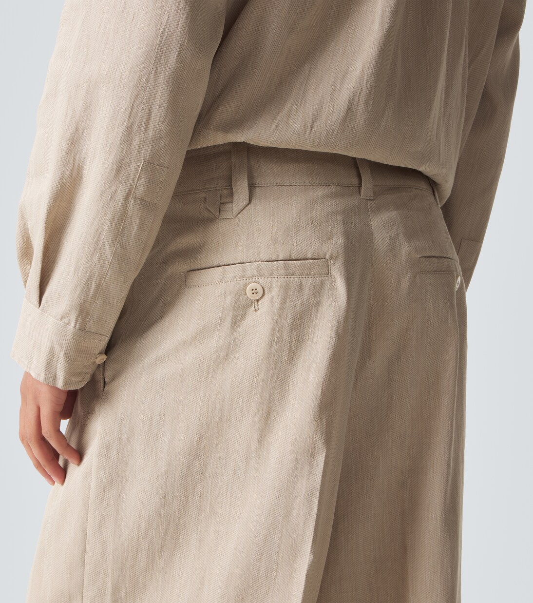 Pastro linen-blend Bermuda shorts | Jacquemus