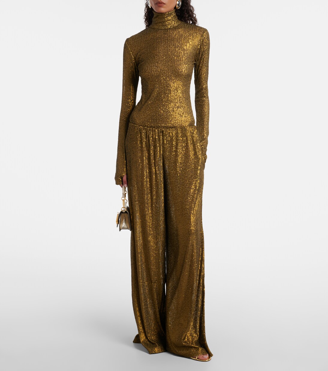 Elephant亮片阔腿裤 | Norma Kamali