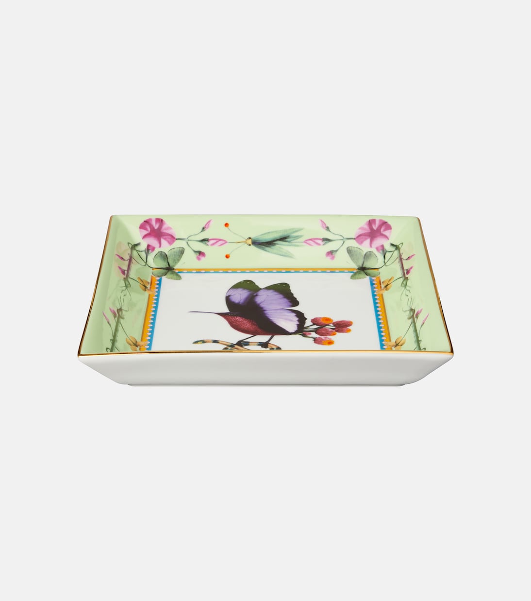Butterbird porcelain decorative tray by Beto Val | La DoubleJ