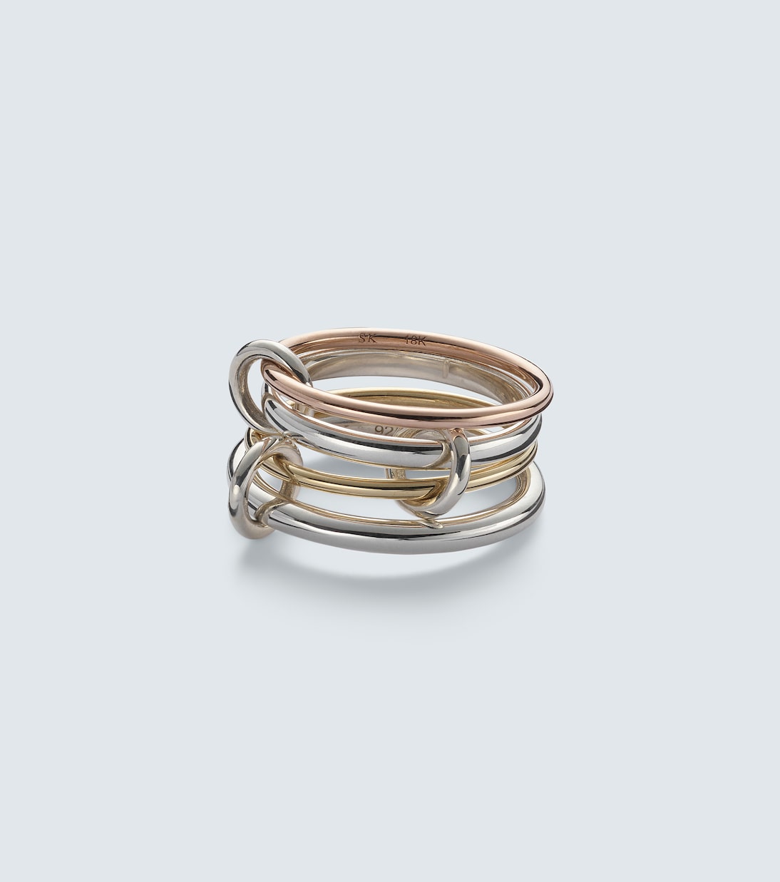 Hyacinth 18kt gold (750/1000) and sterling silver (925) ring | Spinelli Kilcollin