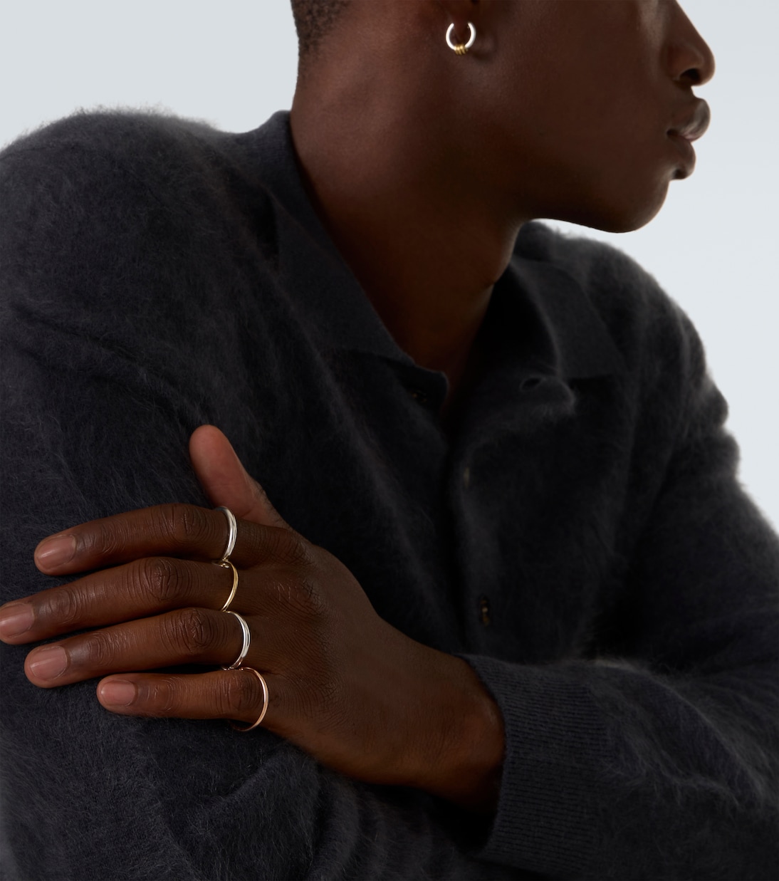 Hyacinth 18kt gold (750/1000) and sterling silver (925) ring | Spinelli Kilcollin