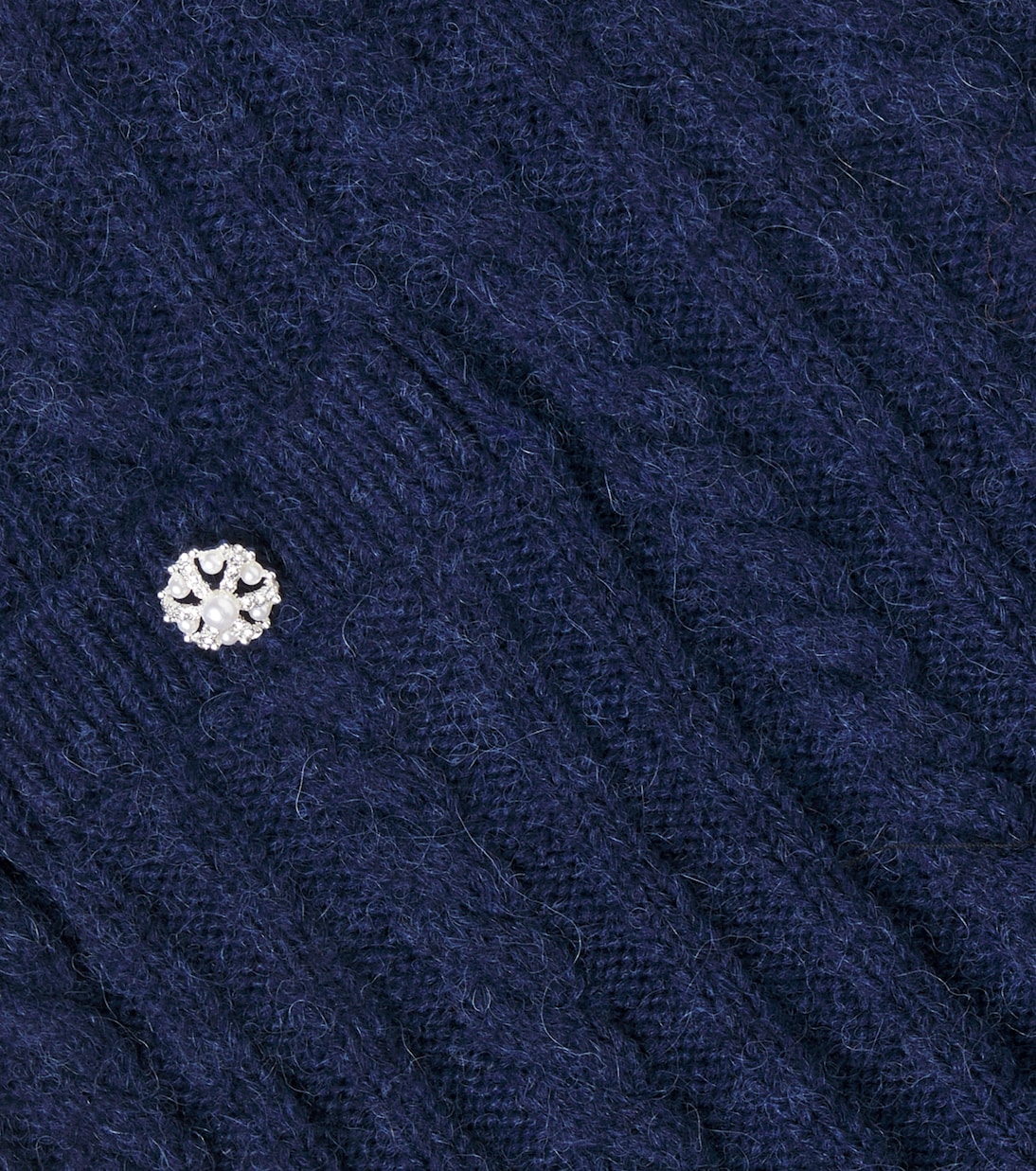 Cable-knit embellished skirt | Self-Portrait Kids