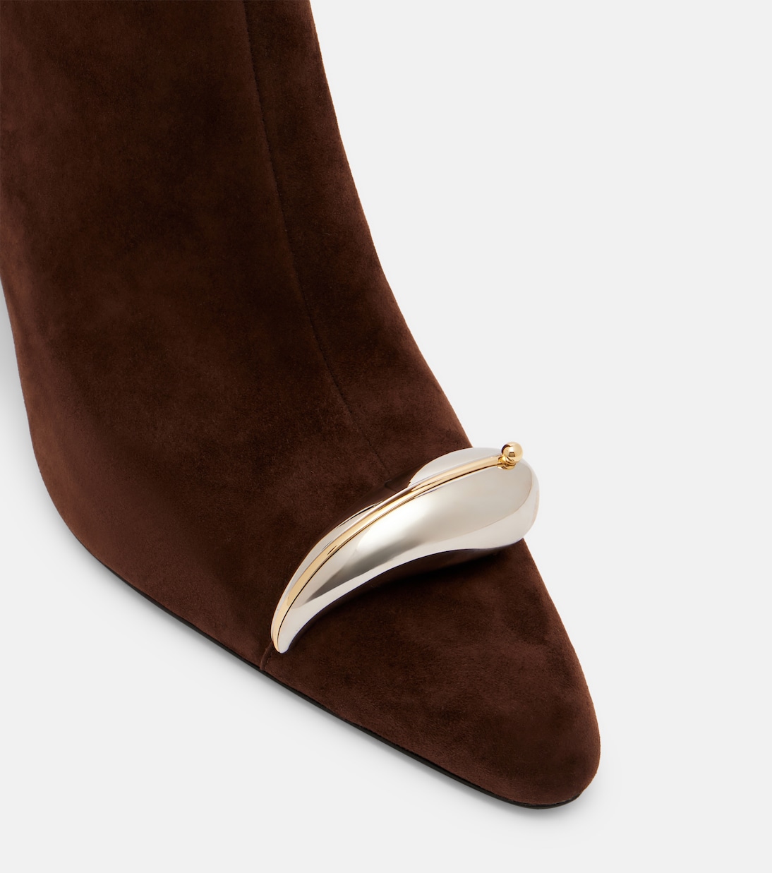 Bottines Pierced XL 65 en daim | Tory Burch