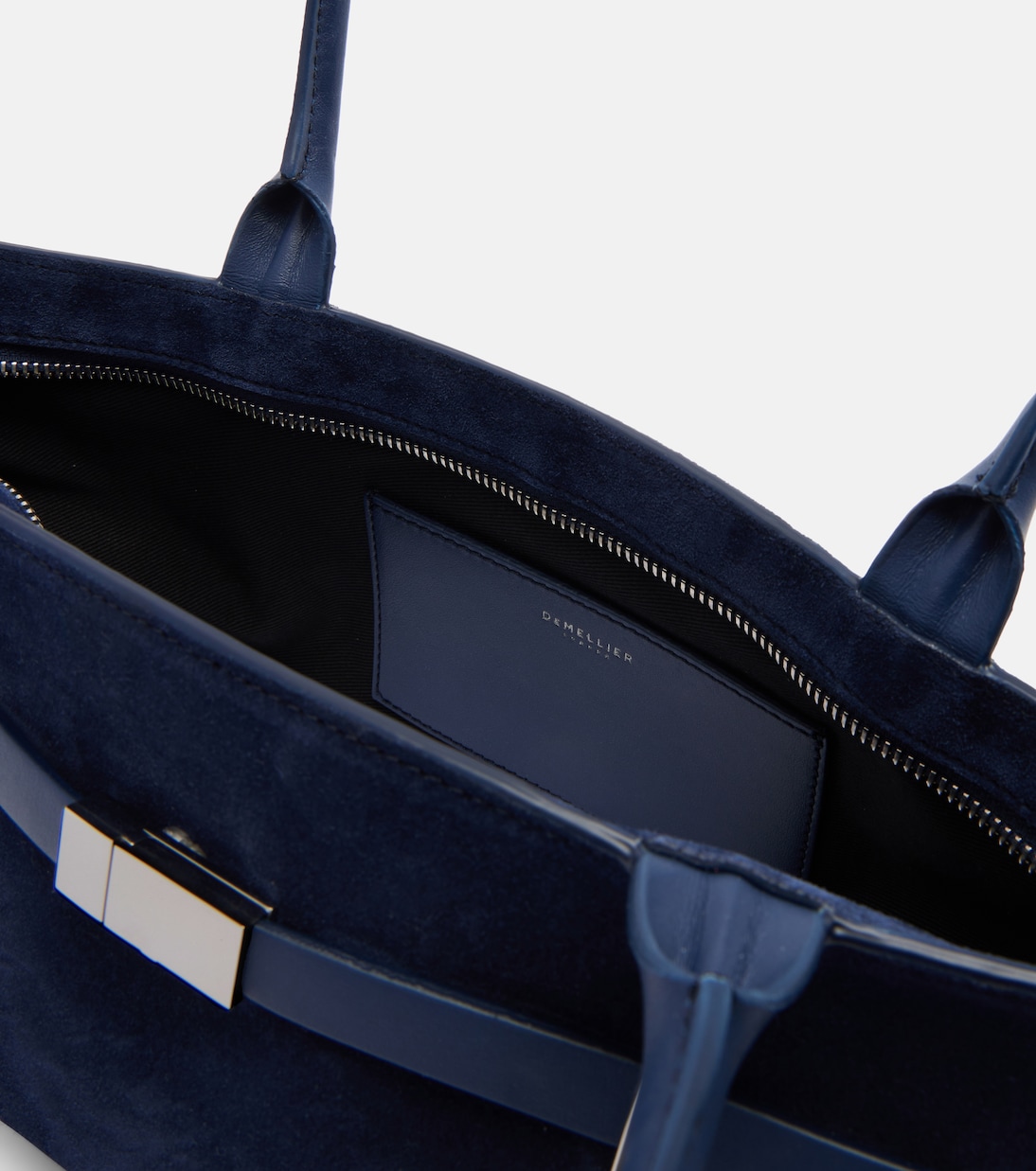 Schultertasche New York aus Veloursleder | DeMellier