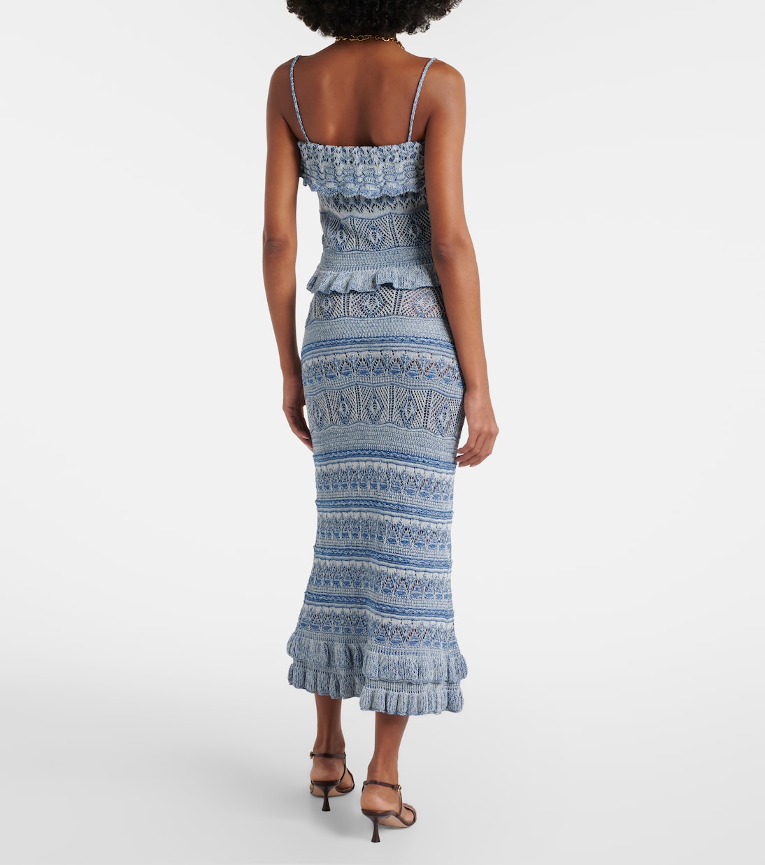 Jupe midi en crochet de coton | Etro