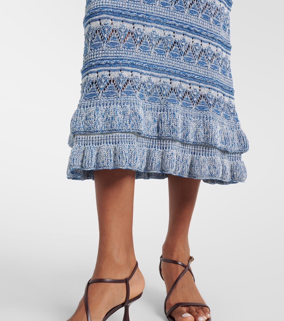 Jupe midi en crochet de coton | Etro