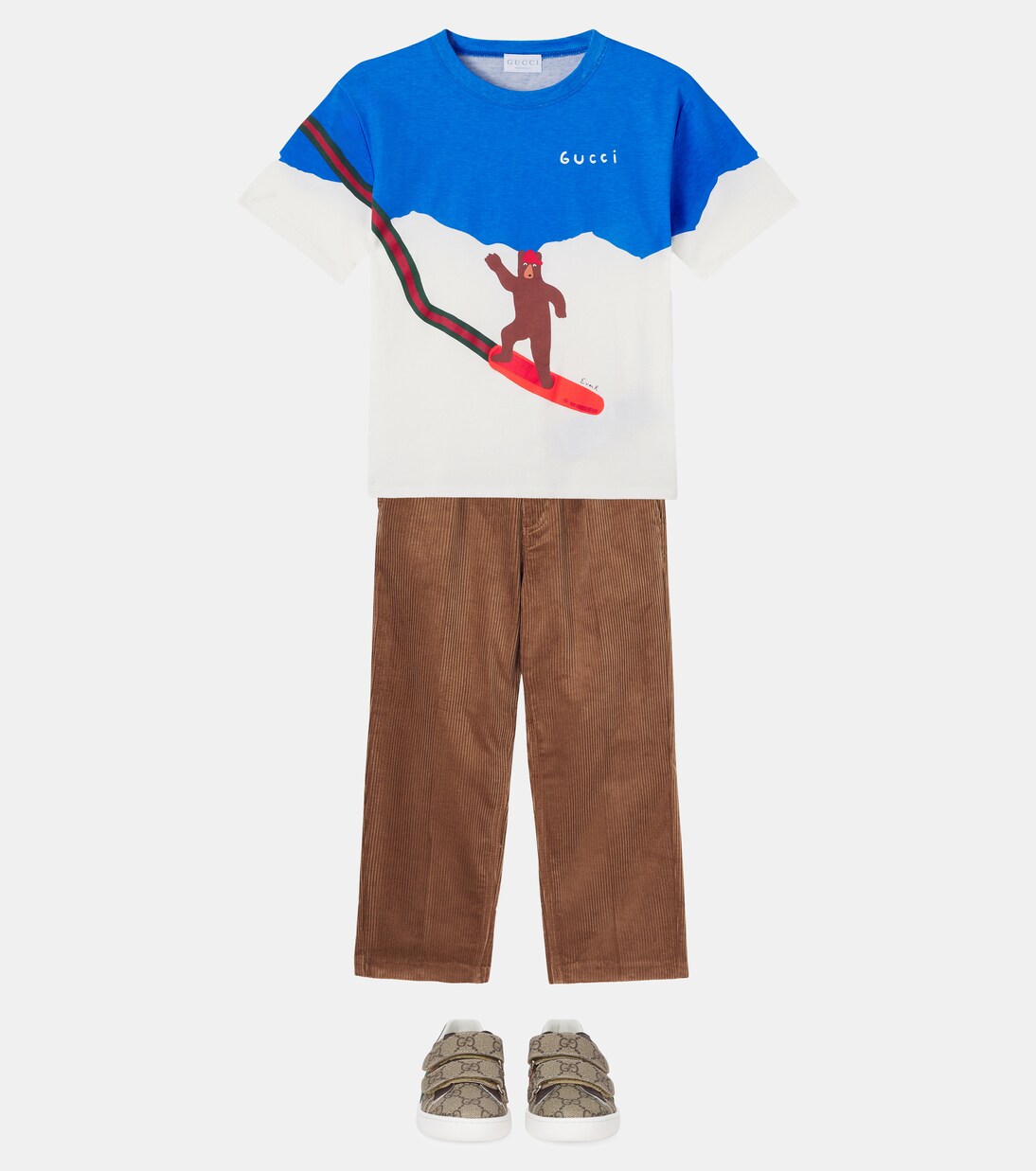 x Euan Roberts cotton jersey T-shirt | Gucci Kids