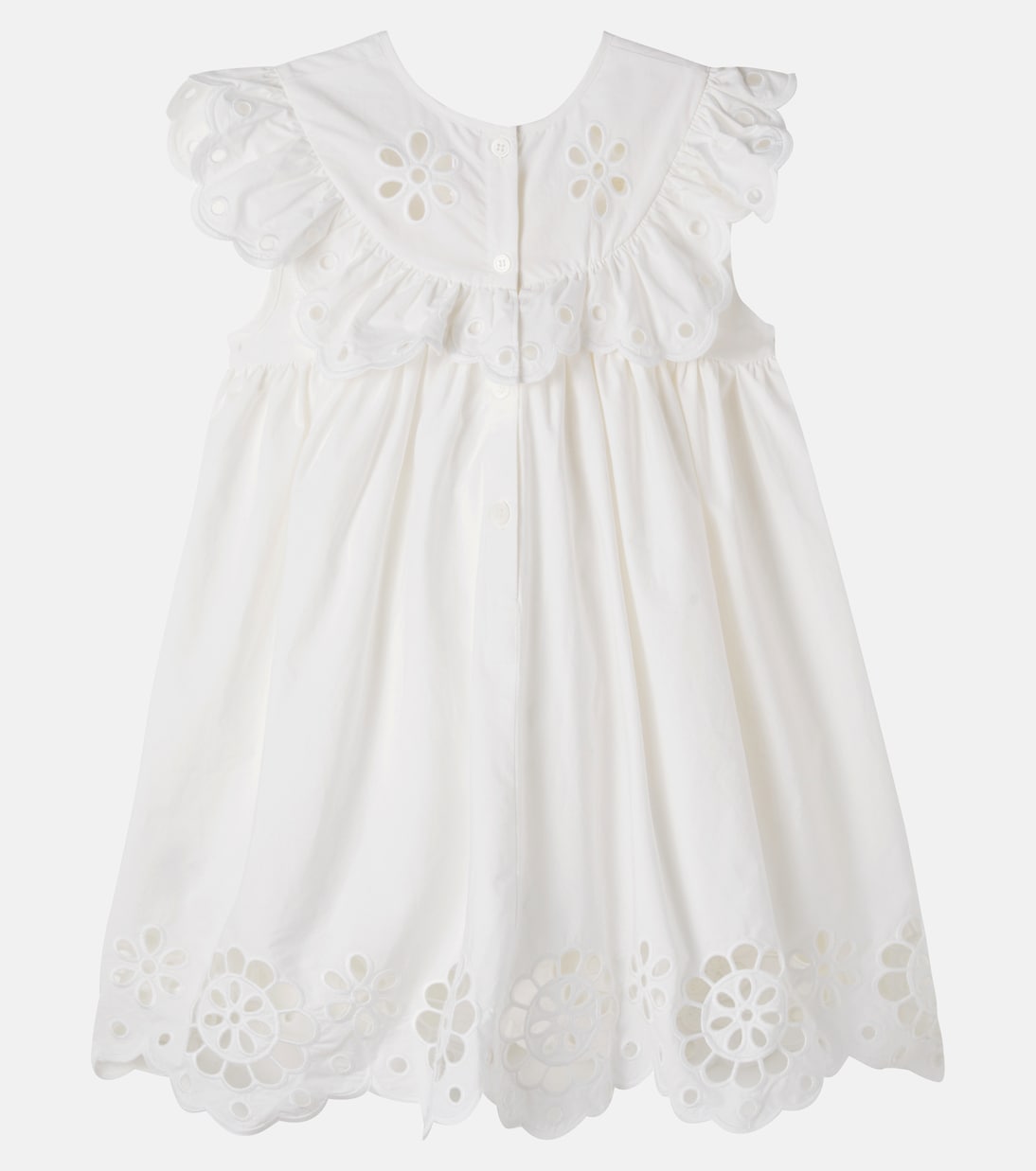 Robe Awaken brodée en coton | Zimmermann Kids