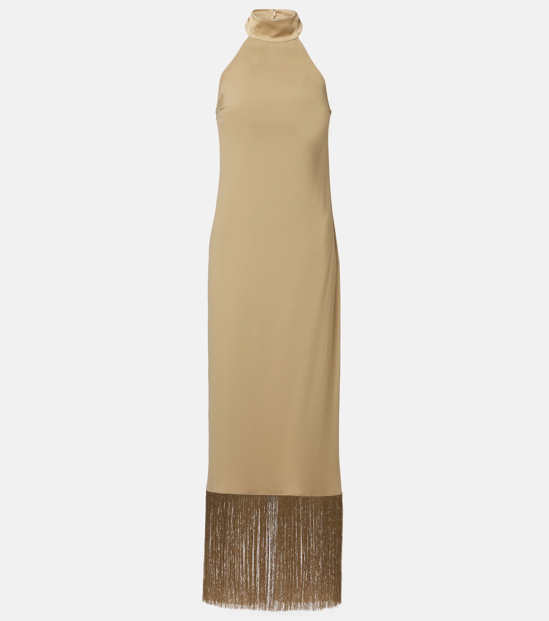 Berlin fringed crêpe cady gown | Taller Marmo