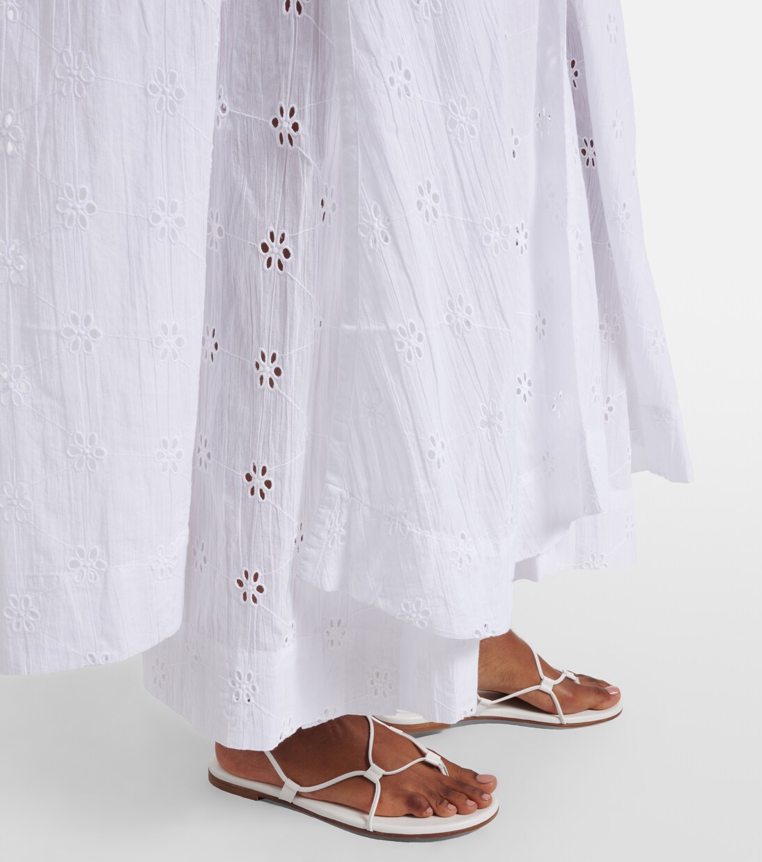 Vestido de playa de algodón con bordado inglés | Polo Ralph Lauren