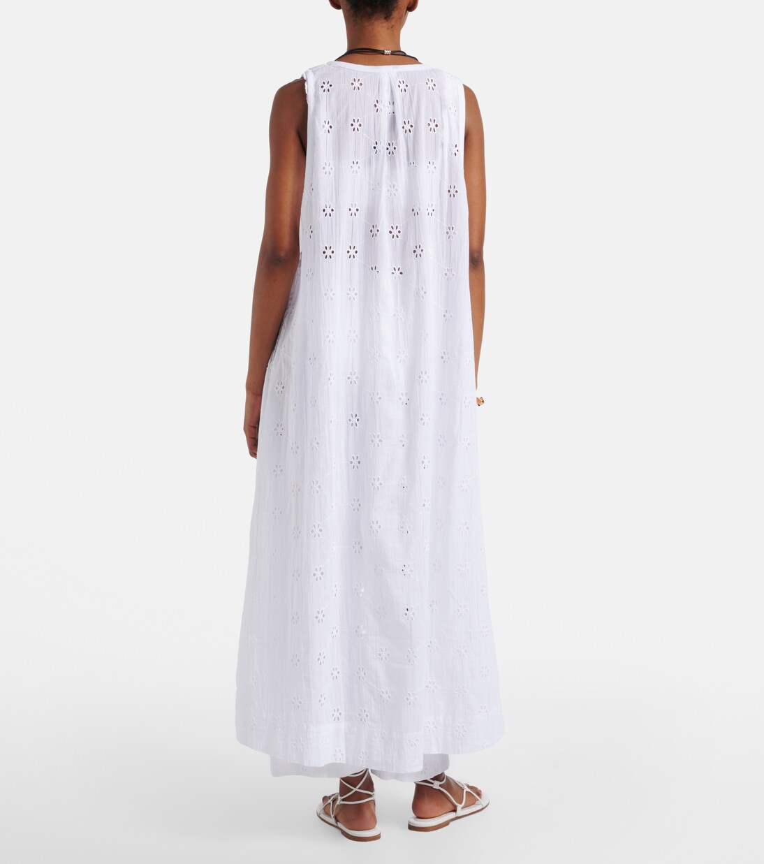 Vestido de playa de algodón con bordado inglés | Polo Ralph Lauren