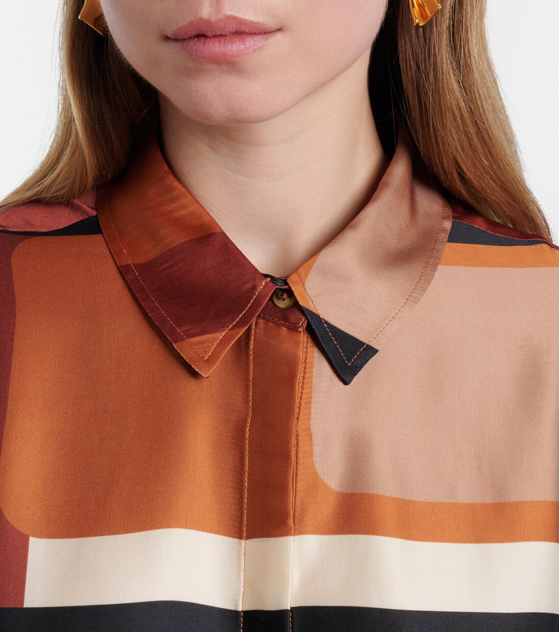 Bedrucktes Hemd Cora aus Satin | Faithfull