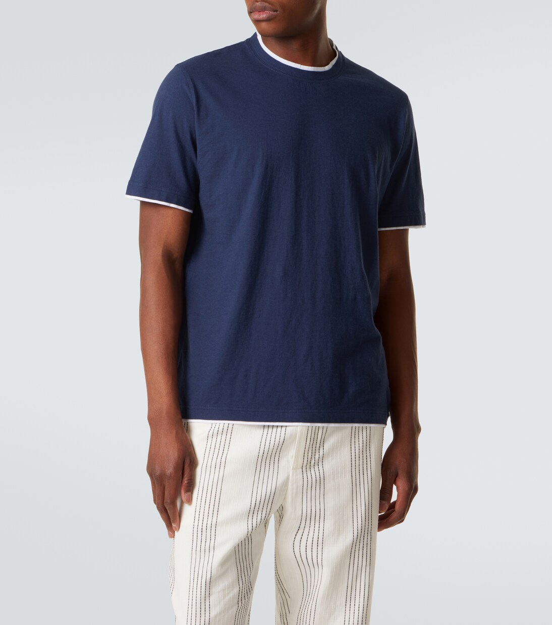 T-Shirt aus Baumwoll-Jersey | Fedeli